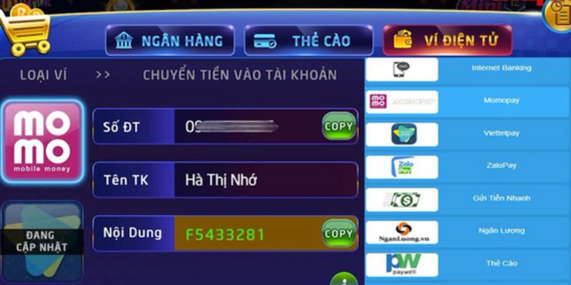 Nạp Tiền Rikvip